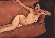 Amedeo Modigliani Akt auf Sofa oil